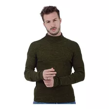 Sweater Polera Hombre Cuello Alto 
