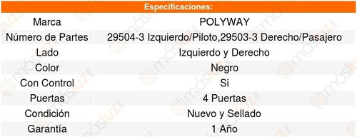 Set 2 Espejos Polyway Dodge Neon 00_05 Foto 3