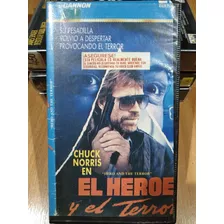 El Heroe Y El Terror Chuck Norris Vhs Cine Video Tv No Dvd