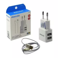 Cargador Micro Usb 220v 2.1a Philco