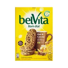 Biscoito Belvita Mel E Gotas De Cacau 75g - 3 Pcts Com 25g