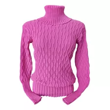 Blusa Feminina Cacharrel Trico Tricot Gola Alta Grossa