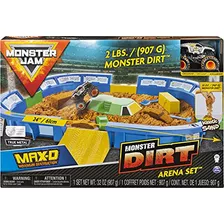 Monster Jam 6046704 Playset Kinetic Dirt Arena, Multicolor