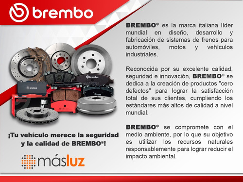 2- Discos Ventilados Delanteros Partner 2020/2022 Brembo Foto 3
