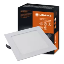 Luminária Led Tipo Painel Embutir Ledvance 12w 950 Lm Cor Branco Bivolt