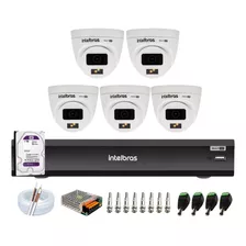 Kit 4 Câmeras Intelbras Fullcolor 1220 + Dvr 1004-c + Hd 1tb