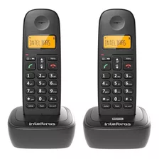 Telefone Sem Fio Intelbras Ts 2512 Preto (1 Base + 1 Ramal)