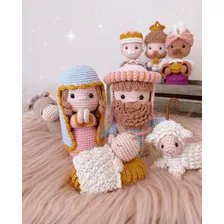 Patrones Amigurumis. Nacimiento, Pesebre. X8 Pzas. Español. 