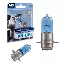 Lâmpada Philips Farol Moto M5 Bluevision 12v 35/35w 3700k