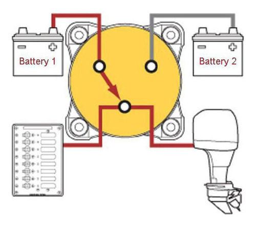 12v/24v Dual Battery Selector Switch Off Isolator 3 Speed Foto 9