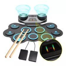 Konix Juego De Bateria Electronica De 9 Almohadillas Almoh