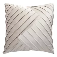 Cojin Velvet Cushion Col. Beige 45x45 Cm Marca Palermo