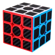 Juguete Cubo Rubik Fibra Carbono 3x3 Juego Antiestrés 