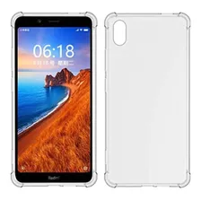 Kit Compatível Com Xiaomi Redmi 7a Capa Anti Impacto+3d Vidr