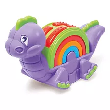 Brinquedo Infantil Didático De Empilhar Empilhassauro
