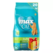 Alimento Max Cat Buffet 20kg + Bandeja + Envío S/cargo*