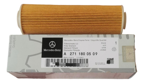 Filtro De Aceite Con Empaque Mercedes C200 2012 Premium Foto 4