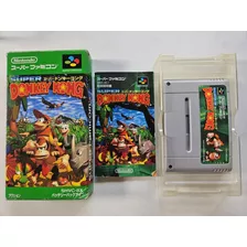 Jogo Donkey Kong Super Famicom Original Japonês Com Caixa 