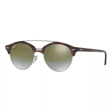 Lentes Ray Ban Clubround Double Bridge Rb4346 62519j 51mm