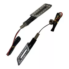 Giro Luz Led Universal Rectangular Moto Par De Giros *