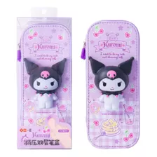 Estojo Escolar Hello Kitty Melody Kuromi Cinnamoroll Sanrio