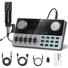 Donner Podcast Equipment Bundle, Podcast Kit Equipo De Produ