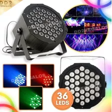 Luz Proton Fiesta Dj Audioritmica Iluminacion Led 36 Luces