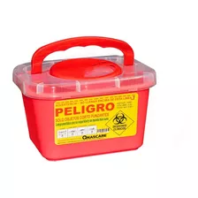 Caja P/eliminación Desecho Cortopunzante Roja 3 Lts.