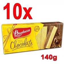 Biscoito Bauducco Wafer Chocolate 10 Pacotes Envio Rápido