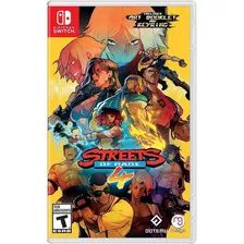 Streets Of Rage 4 + Chaveiro + Art Booklet -nintendo Switch