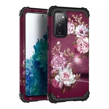 Funda Para Samsung Galaxy S20 Fe 6.5 In 2020 | Bordo Flores