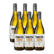 Contra Cara Reserva Vino Chardonnay Caja X6u 750ml San Juan