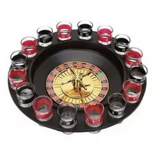 Jogo Cassino Shot Com Roleta 16 Copos Bebida Drink Destilado