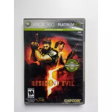 Jogo Resident Evil 5 Xbox 360 Original Mídia Física Seminovo