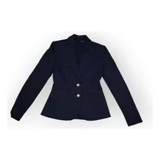 Blazer Ralph Lauren Petite Extra Chica De Mujer Azul Rayada 