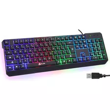 Teclado Chroma Con Cable Usb Para Pc Mac | Negro