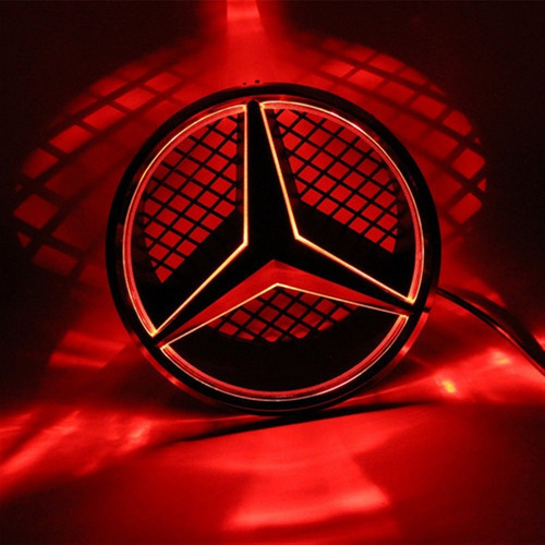 Luz De Logotipo Mercedes Benz Led 4d, Dimetro 18,5 Cm Foto 10