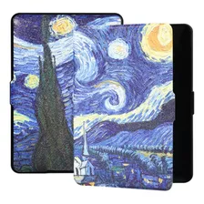 Funda + Lámina Para Kindle Paperwhite 4/998 Noche Estrellada