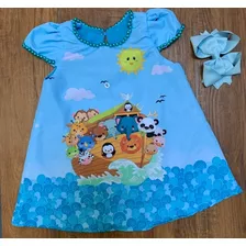 Vestido Bata Trapézio Arca De Noé Yarg Modas 