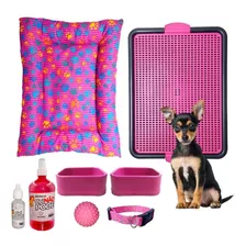 Kit Pet Colchão Cama Confort Basic Sanitário Xixi Sim/não P