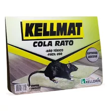 Ratoeira Adesiva Cola Rato - 5 Unidades Não Toxica Kellmat