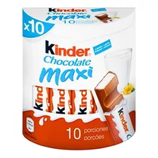 Barritas De Chocolate Kinder Maxi X 10u