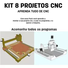 8 Projetos Fresadora Router Cnc + 3 Projetos Plasma/oxicorte