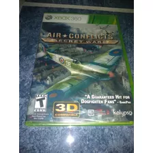 Xbox 360 Video Game Air Conflicts Secret Wars Original