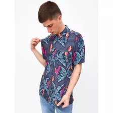 Camisa Hombre Foster Manga Corta