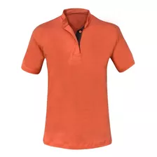 Camisa Peruana Gola Padre Malha Peruana Slim Masculina 