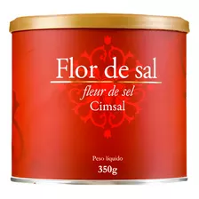 Flor De Sal Cimsal Lata 350g Essência Da Elegância Culinária