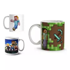 Tazas Personalizadas Diseño Minecraft C/caja Sublimada Bola8