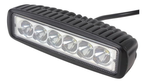 Pack X2 Foco Led Focos Neblineros Led Barra Led 4x4 18w Foto 2