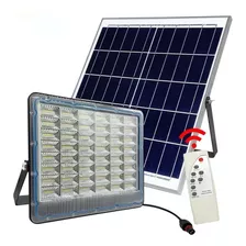 Foco Led 400w Con Panel Solar + Control Remoto